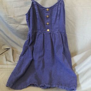 Strappy Blue Mini Dress